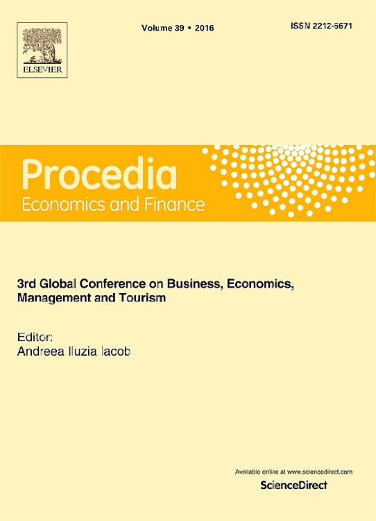Go to journal home page - Procedia Economics and Finance